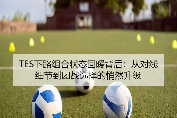 TES下路组合状态回暖背后：从对线细节到团战选择的悄然升级